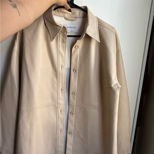 babaton aritzia pelli shirt jacket size small nwt